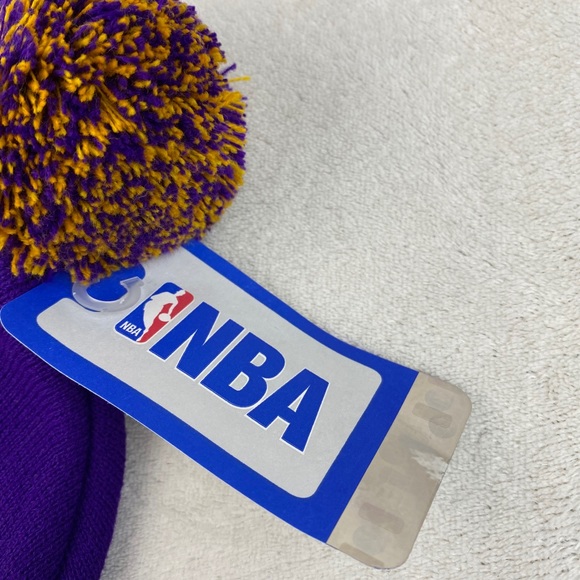 NBA Los Angeles Lakers NBA BEANIE POM WINTER KNIT - Picture 3 of 3